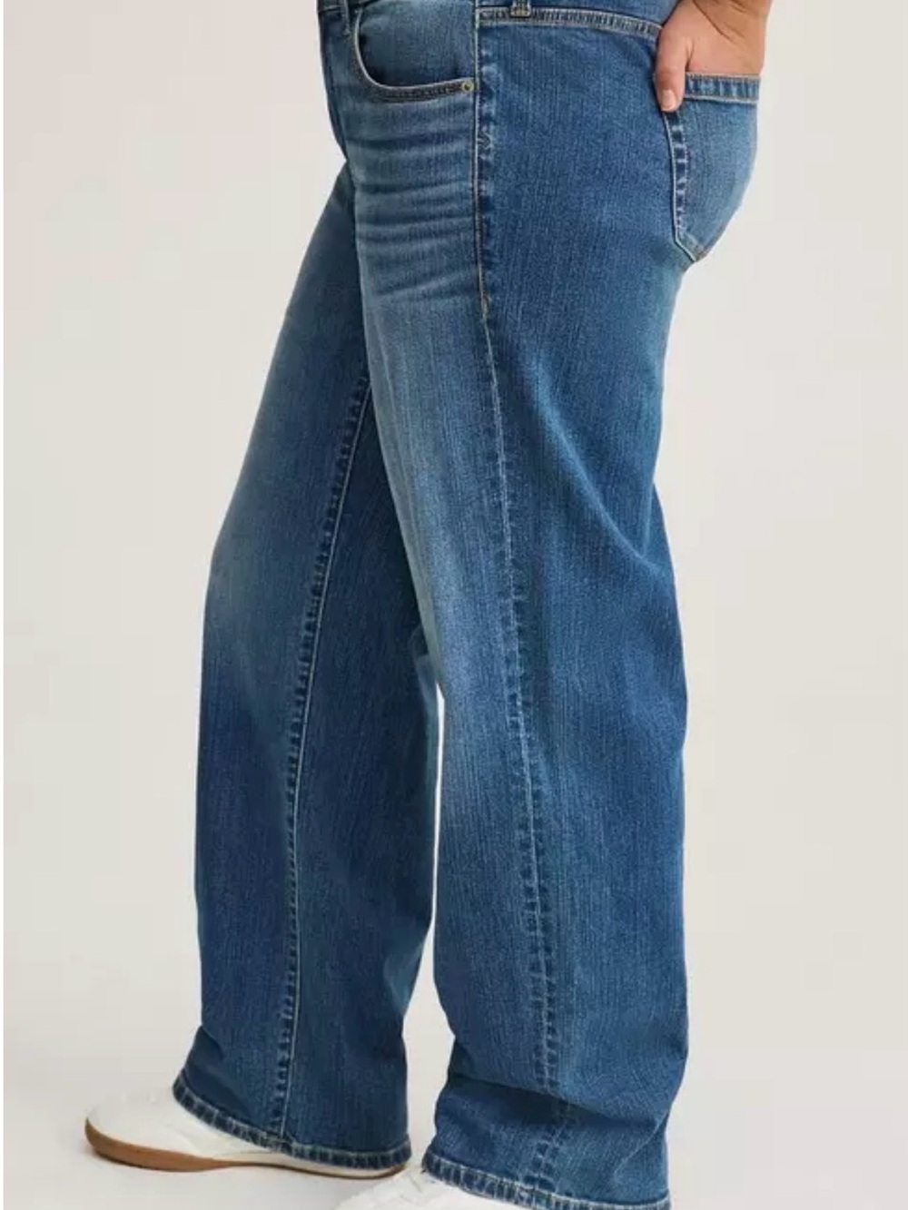 NWOT TORRID SIZE 18 TALL Perfect Wide-Leg Mid-Rise Jean - Picture 2 of 4